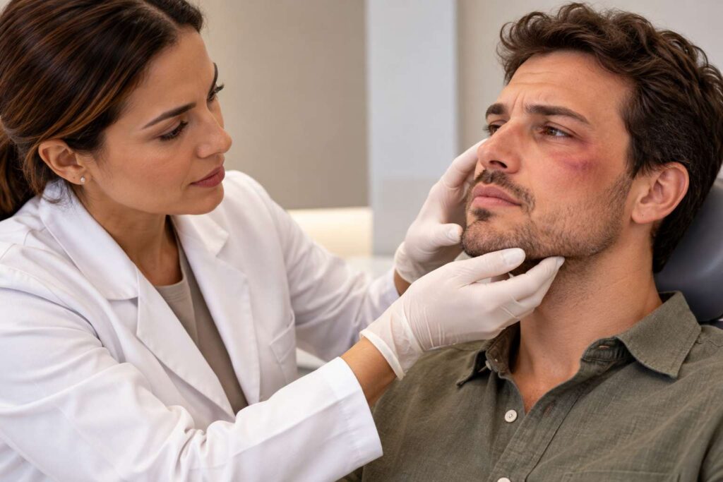 Preciso de Cirurgia para Trauma no Rosto?
